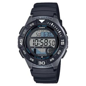 Casio Men's Solar-Powered Digital Watch with Black Dial - WS-1100H-1AVCF